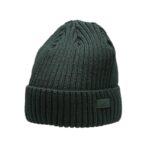 4F Beanie Ανδρικός Σκούφος με Rib Πλέξη σε Χακί χρώμα (H4Z22-CAM009-43S)_0