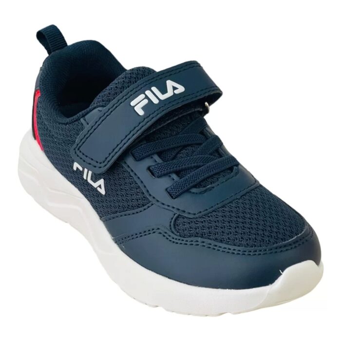 Fila Παιδικά Sneakers Brett 4 V Ανατομικά με Σκρατς Μπλε (3AF41006-214)_3