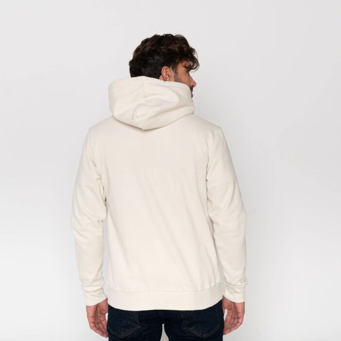 Fila Ανδρική Φούτερ Ζακέτα με Κουκούλα Ecru (APJC0010-CREAM)_4