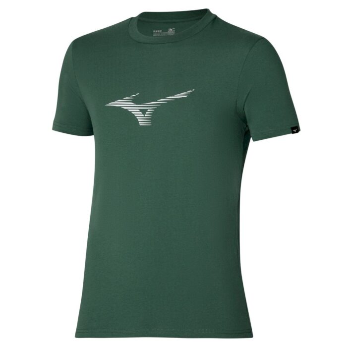 Mizuno Ανδρικό T-shirt Pineneedle με Λογότυπο Πράσινο (K2GAA00137)_0