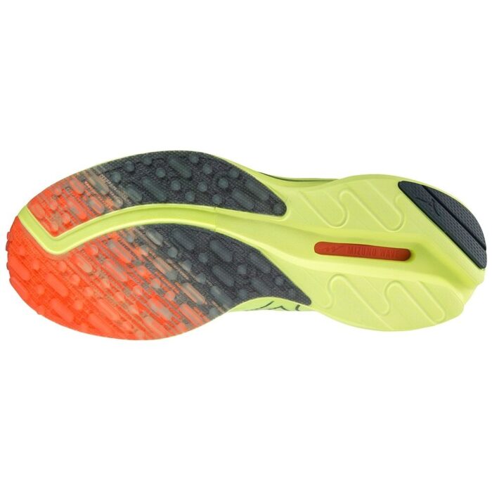 MIZUNO WAVE RIDER NEO 2 ΑΝΔΡΙΚΑ (J1GC217824) Neo Lime/Orion Blue/Neon Flame_3