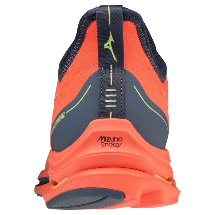 MIZUNO WAVE RIDER NEO 2 (W) (J1GD217802) Neon Flame/White/Vintage Indigo_1