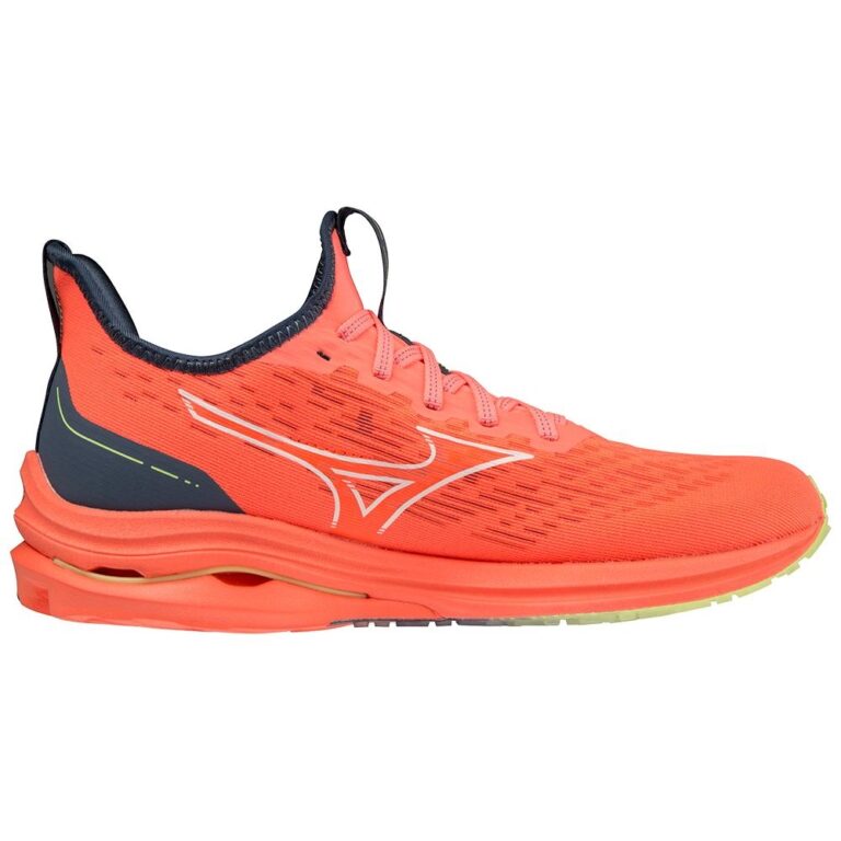 MIZUNO WAVE RIDER NEO 2 (W) (J1GD217802) Neon Flame/White/Vintage Indigo_0