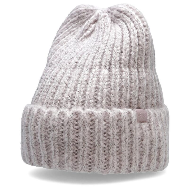 4F Γυναικείος Beanie Σκούφος σε Ροζ χρώμα (H4Z20-CAD012)_0