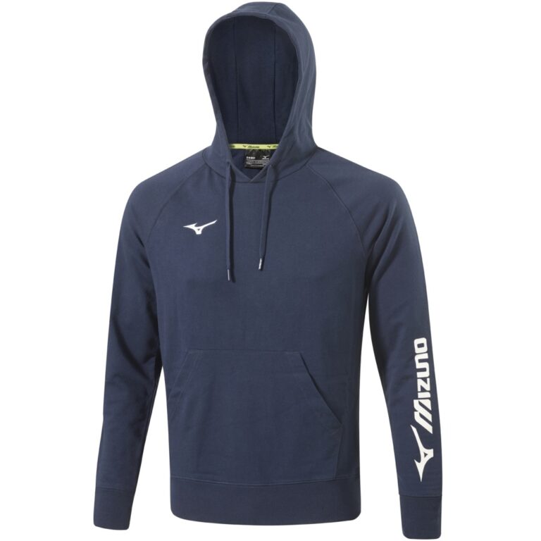 MIZUNO TERRY HOODIE (32EC7B6014) Φούτερ με Κουκούλα Μπλε Σκούρο_0