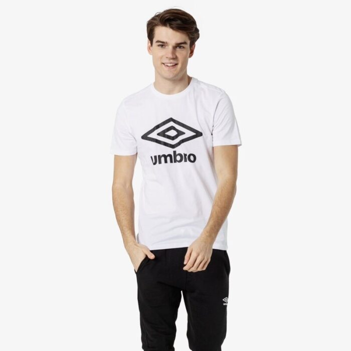 Umbro Αθλητικό Ανδρικό T-shirt Λευκό με Λογότυπο (65352U-13V)_0